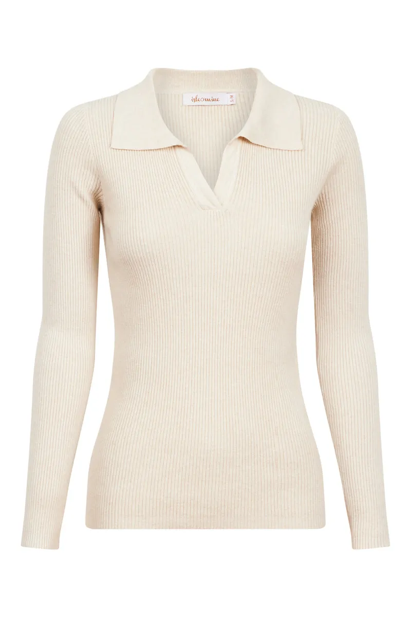 Cosmo Knit Top, Creme